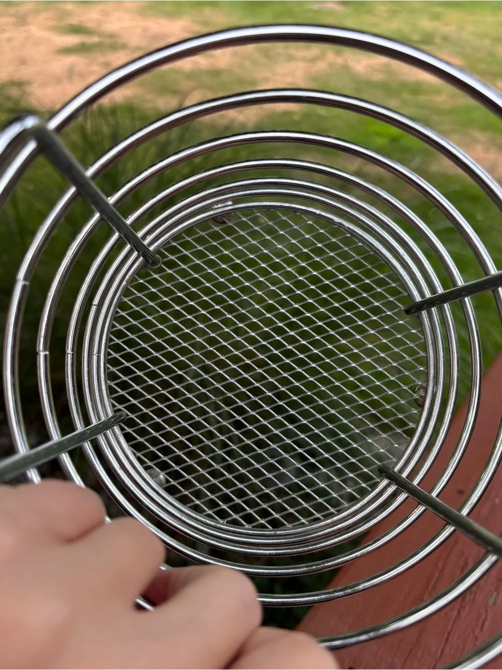 Silver Wire Bathroom Organizer  & Accessory Holder Home Decor